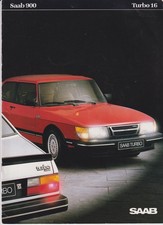 Saab 900 Turbo 16 (175PS) 1983 Brochure/Brochure German/German/Tyska
