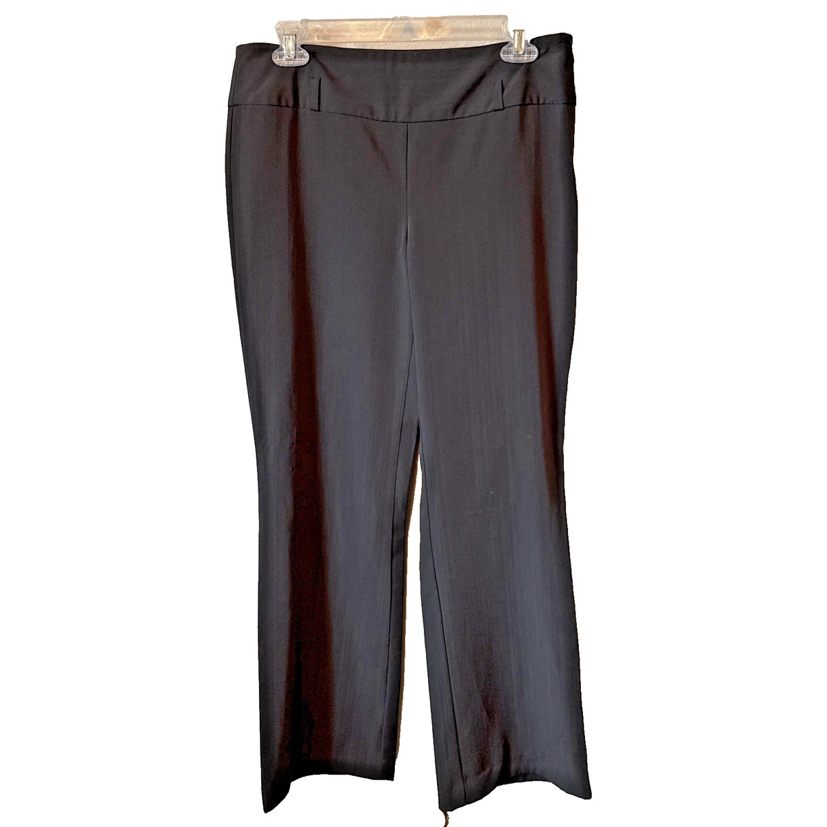 Pantalon Bootcut Tracy Evans Noir Rayé Blanc - Taille 1 Juniors, Très Bon état Occasion