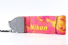 Nikon RARE COLOR Camera Strap Perfect for SLR Cameras MINT Condition From JAPAN