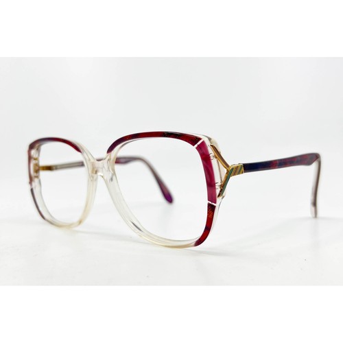 Oleg Cassini Eyeglasses Womens Red Clear Vintage O.C. 100 81 55-18-135
