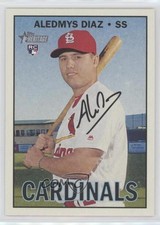 2016 Topps Heritage High Number Color Swap Variation Aledmys Diaz #713 Rookie RC