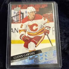 2020-21 Upper Deck #726 Glenn Gawdin Young Guns RC Calgary Flames  