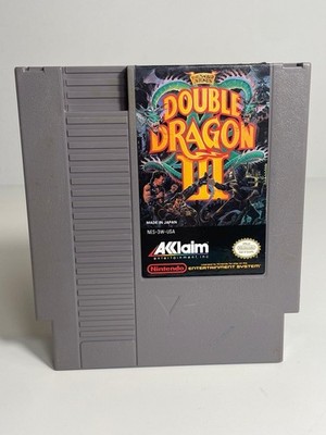 Double Dragon III Nintendo NES Authentic Very Good