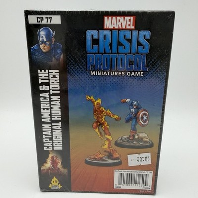 Marvel Crisis Protocol: Captain America and the Original Human Torch