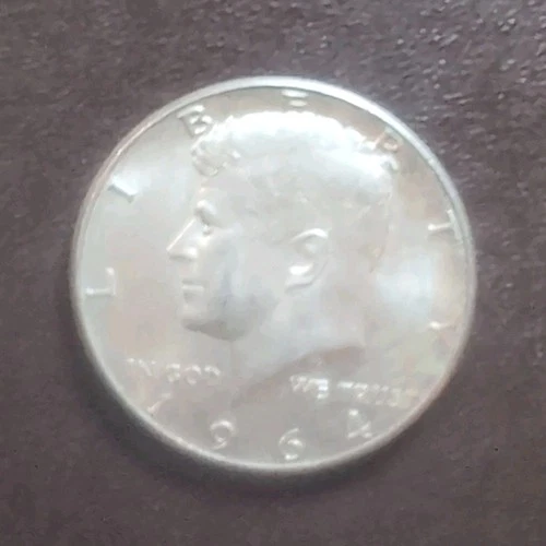 1964 Kennedy Half Dollar 50C US Coin 90% Silver 10% Copper Uncertified