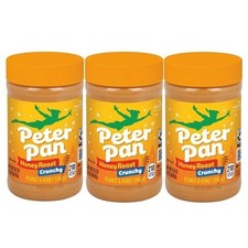 3-Pack of Peter Pan Honey Roasted Crunchy Peanut Butter 16.3 oz each 