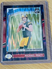 2024 Panini Donruss Optic Michael Pratt #280 Purple Shock Tampa Bay Buccaneers