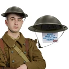 WW2 British Army Brodie Tommy Doughboy Style Costume Plastic Helmet Replica