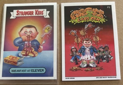 Stranger Things x Garbage Pail Kids Eleven Breakfast At Eleven Trading Card Set