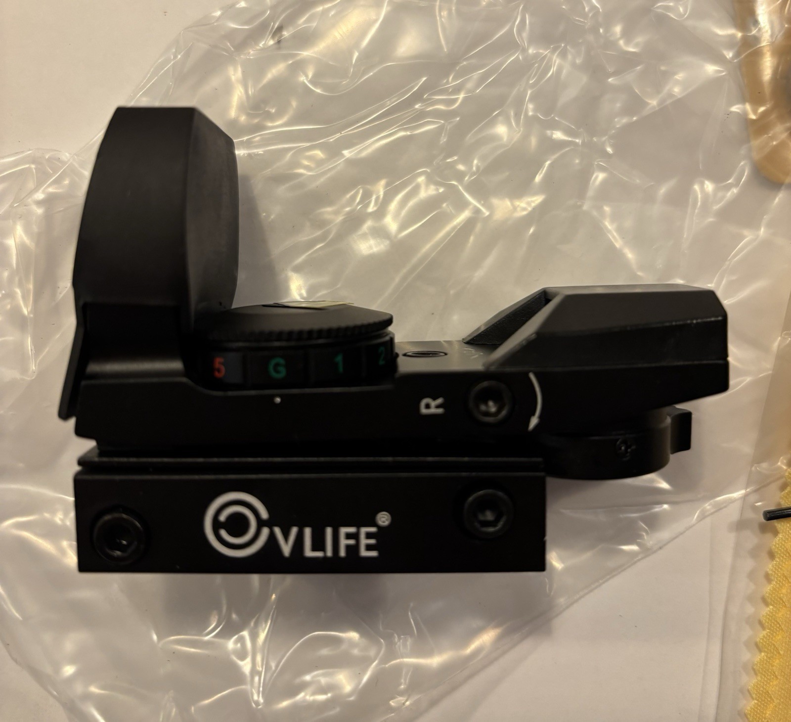 CVLIFE 1X22X33 Red Green Dot Gun Sight Scope RefIex Sight Fits 20mm Rail Mounts