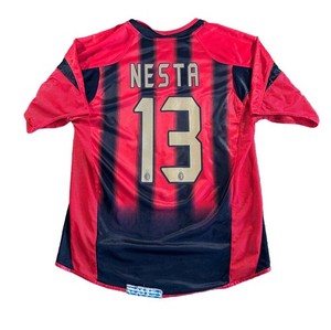 ウェア y2k 90s AC Milan NESTA soccer shirt M AC Milan Nesta | eBay