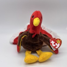Ty Beanie Babies - " Gobbles" the Turkey 1996 - Mint Condition with Tags