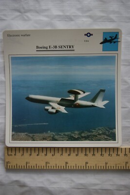 Boeing E-3B Sentry - USA - Electronic Warfare - Collectors Club Card
