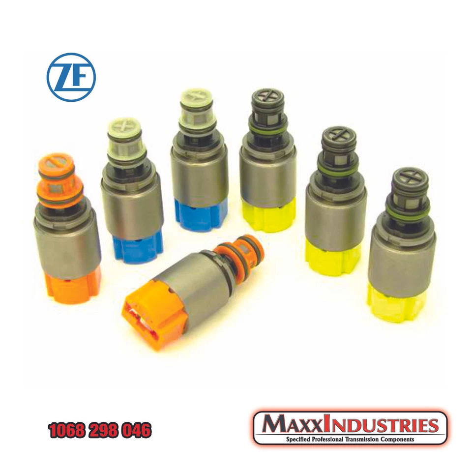 ZF 6HP21 6HP26 6HP28 Brand New Genuine ZF 1068 298 046 solenoid Kit (7 Pieces) - Image 2 of 4