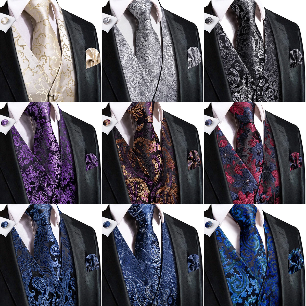 Blue suit deals red waistcoat