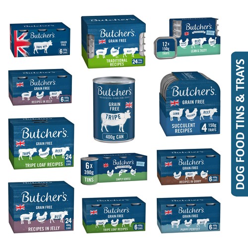 Butcher's Wet Dog Food in Gravy Jelly Puppy Adult Grain Free Dog Food