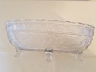 Vintage Bird/Fruit Oval Crystal Bowl Candy Dish Footed Decorative — photo 4