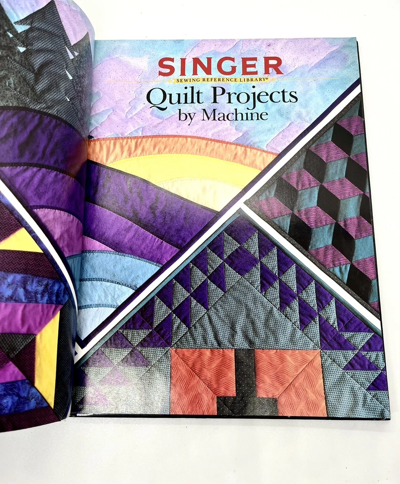 VintageQuilt Projects by Machine: Singer Sewing Reference Library Hardcover 1992 - Image 4 of 4