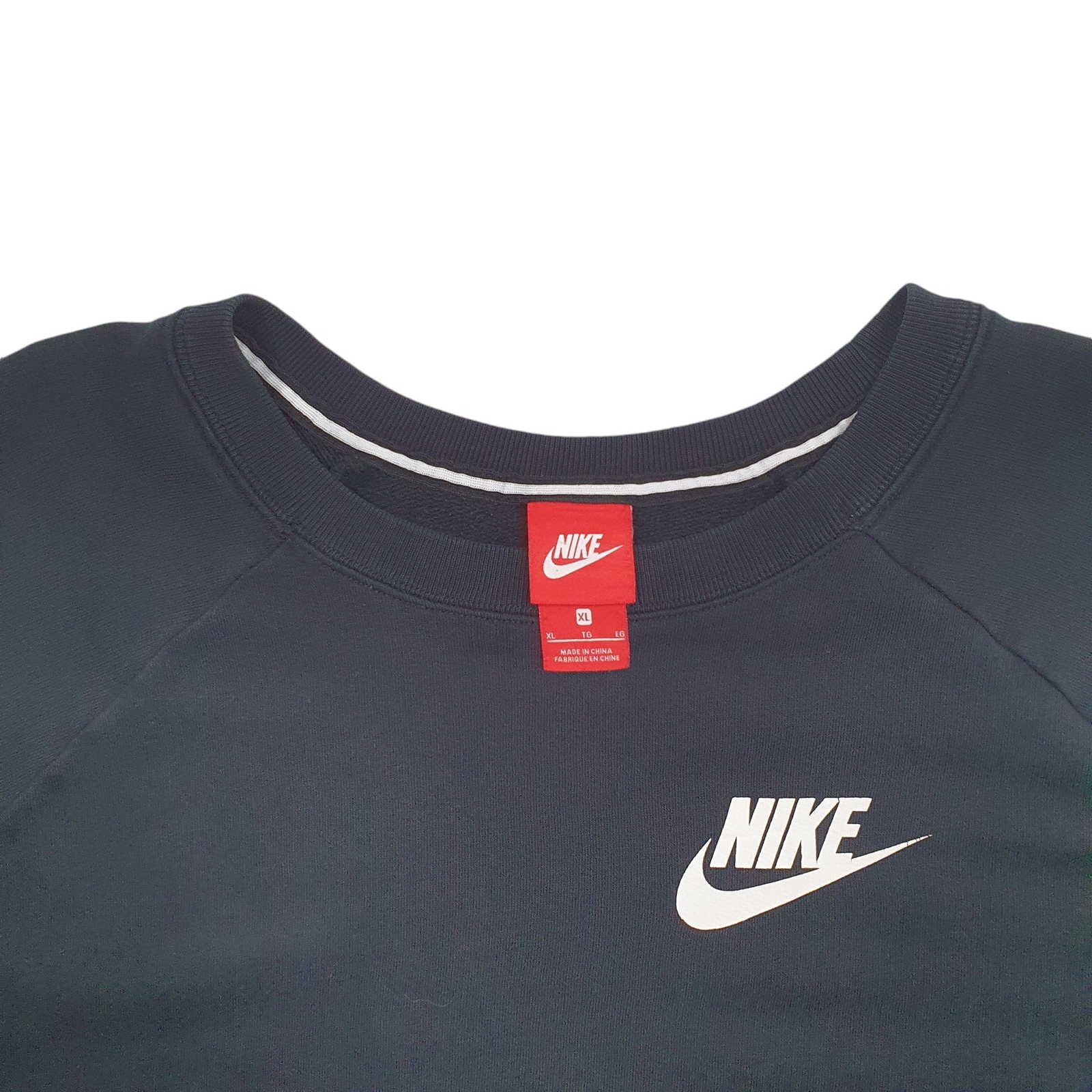 NIKE Crewneck Swoosh Baggy Fit Jumper Sweatshirt Womens XL image 2