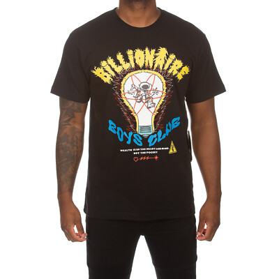 Billionaire Boys Club Clothing Men T-Shirts Short Sleeve Cotton Watts Knit Tee