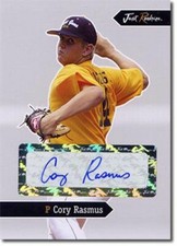 2006 Cory Rasmus Autograph Rookie Mint WHITE Short-Print Auto RC 