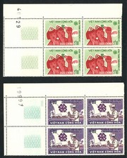 South Vietnam 1965 Top-Left Block 4 Children, Youth 4T Club 270-271 MNH (SVBL10)