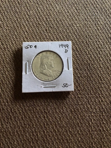 1949 D FRANKLIN HALF UNC