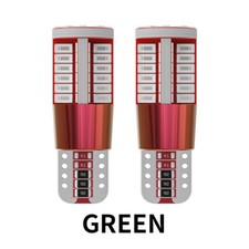 10pcs Canbus T10 W5w Led Bulbs 3014 57smd Car Interior Marker Lights White 6000k