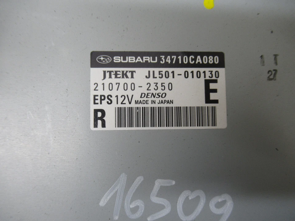 2013 TOYOTA GT86 D-4S GT1 2.0PETROL MK1 2DRS POWER STEERING CONTROL ECU REF16509 - Image 2 of 4