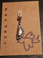 Cornish Pasty Pendant Tibetan Silver Christmas Stocking Filler.