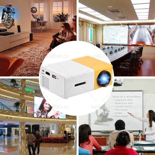 Mini Projector HDMI USB LED HD 1080P Home Cinema Portable Pocket Projector Party - Picture 10 of 22