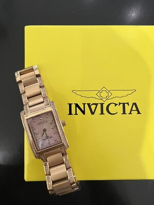 NIB Invicta Wildflower Gold Tone Pink Dial Watch - 69365 | MSRP $149 Wildflower model 48240 | InvictaWatch.com main image 3