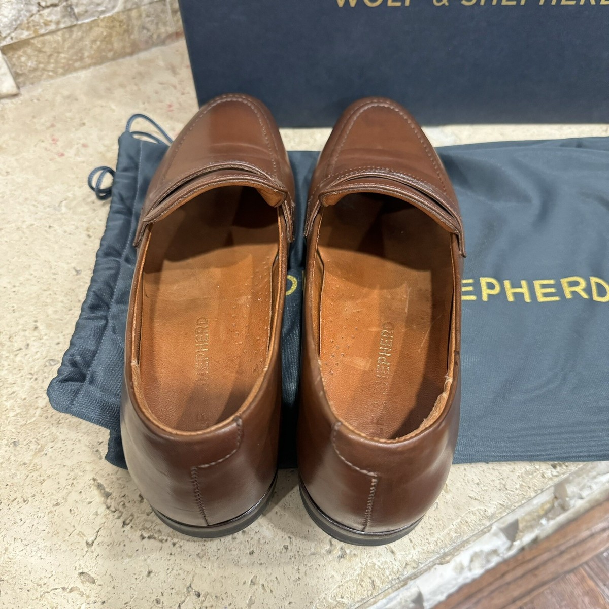 Wolf & Shepherd Ringer Loafer Men Shoe Size 9.5 Maple Calfskin Penny Loafer Wolf & Shepherd Ringer Penny Loafer Maple Calfskin Men main image 2