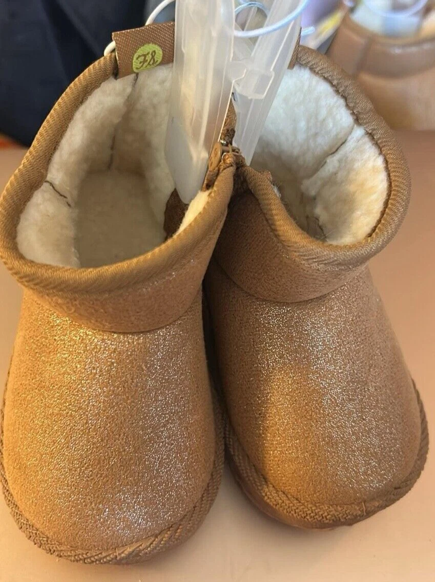 FALLS CREEK JACKSON BROWN/NAVY BOOTS BOYS SIZE 12 NWB