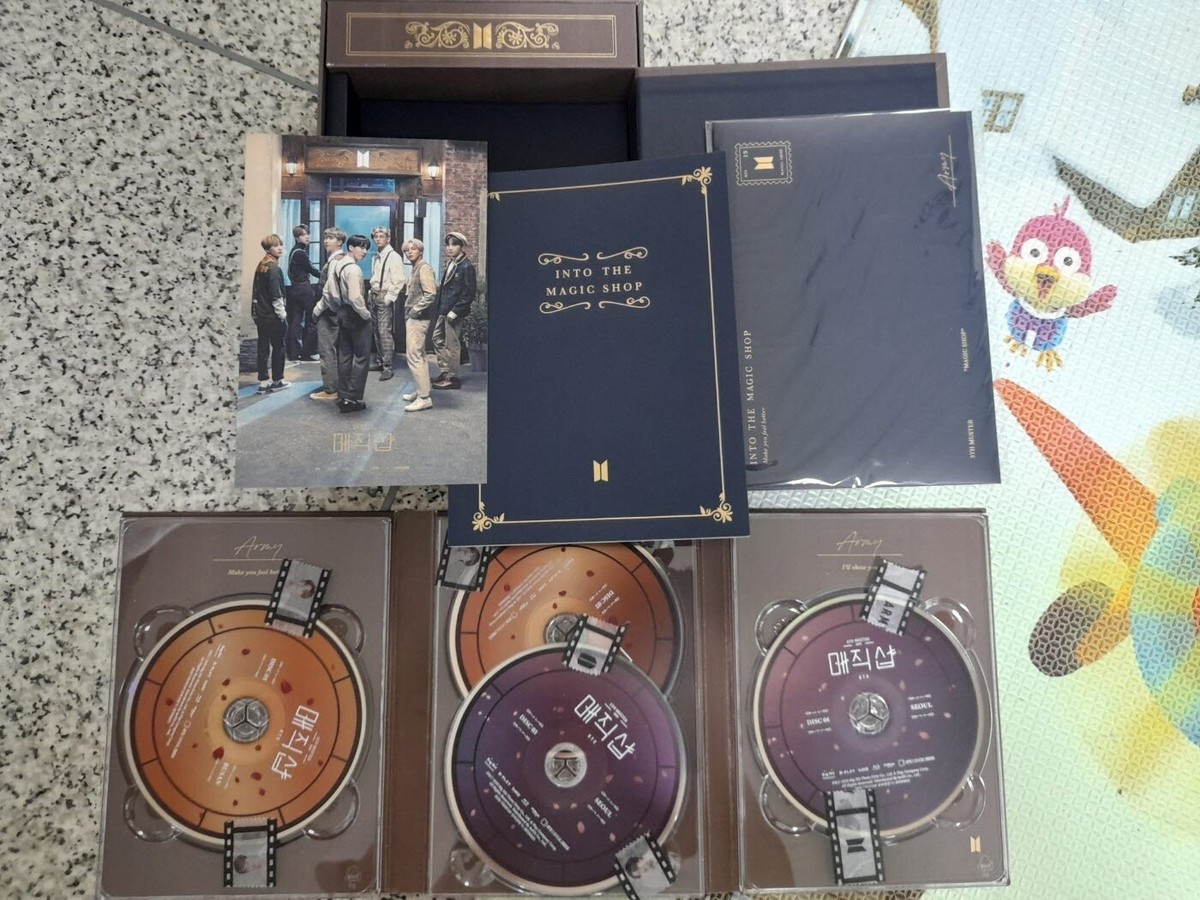 BTS MAGIC SHOP 5Th Muster Blu-ray+Photobook+Hologram Postcard SET