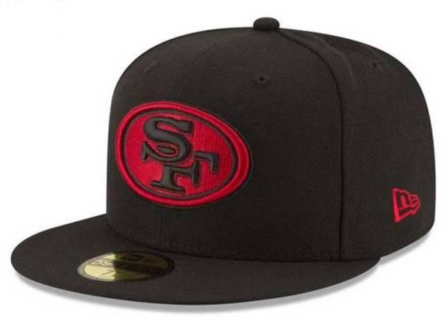 49ers fitted hats