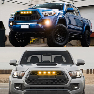 KEEPDSGN Raptor Style Amber LED Grille Light Kit For 2016-2021 Toyota Tacoma TRD Pro