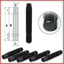 KIT Colonnette Prigionieri per mozzo auto M12x1,5 lungh. 100 mm 10 Pezzi