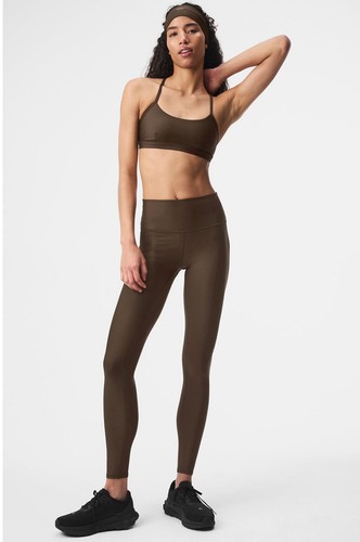 Leggings Alo Yoga Airlift a vita alta - Espresso / Taglia S - Foto 3 di 5