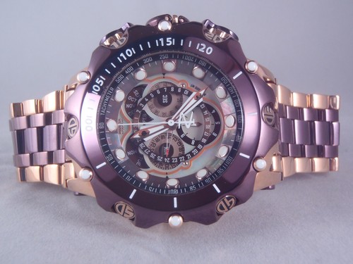 Invicta Reserve 52mm Venom Fusion Swiss Master Calendar "Purple Rose" Watch RARE - 第 2/11 張圖片