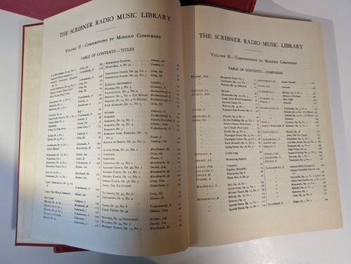 1931 Scribner Radio Music Library 8 volumes - Picture 8 of 14