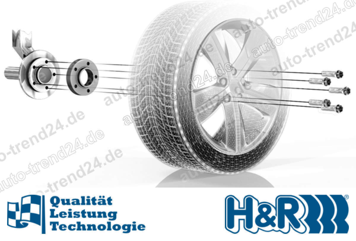 H&R TRAK+ Spurverbreiterung DR 40mm/Achse u.a.: Peugeot RCZ, Bj. 2010-2015