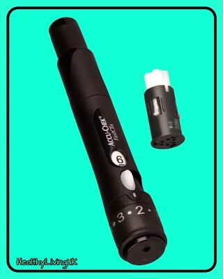 ACCU-CHEK FASTCLIX LANCING DEVICE + 12 FREE LANCETS - BRAND NEW - RRP £34.99