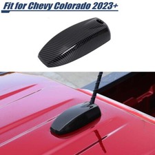 Carbon Fiber Top Roof Antenna Cover Decor Trim Cover For Chevrolet Colorado 23+