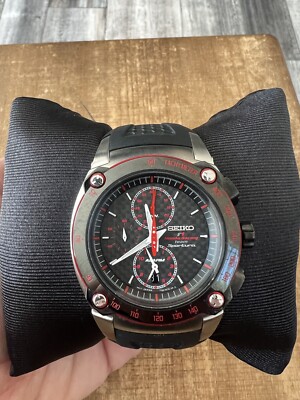 Seiko SNAC03P1 Sportura Honda F1 Racing Carbon | eBay