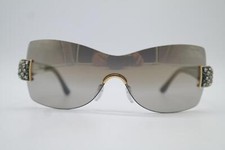 Vintage Sunglasses Daniel Swarovski S 605 Gold Black Multicolored Rimless