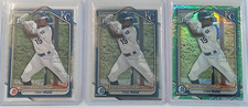 2024 Bowman 1st rainbow lot, #80 Tony Ruiz Base, Chrome, Green Shimmer Refractor