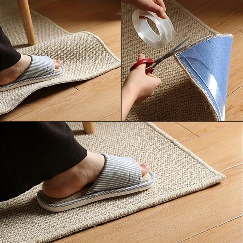 2 Nano Strong Clear Double Sided Grip Tape Traceless Removable Washable Adhesive - Picture 14 of 23