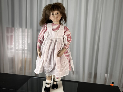 W.P.M Vera Scholz Künstlerpuppe Vinyl Puppe 65 cm. Top Zustand   