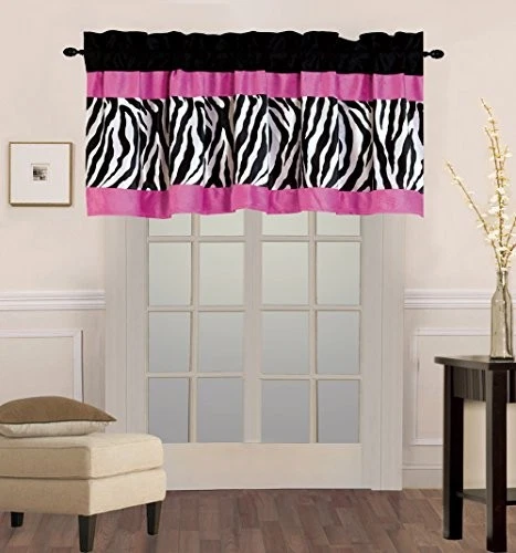 Juego de edredón de micro piel de leopardo cebra rosa negro blanco de gran tamaño de 5 piezas Foto 3 de 3